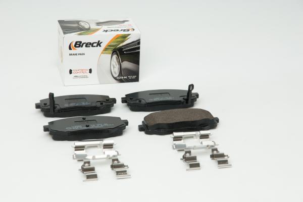 Placute frana BRECK 249100070200